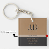 Zakelijke sleutelhangers minimalistisch schoon een