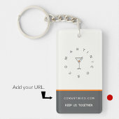 Zakelijke sleutelhangers minimalistisch schoon een