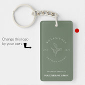 Zakelijke sleutelhangers minimalistisch schoon een