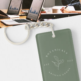 Zakelijke sleutelhangers minimalistisch schoon een