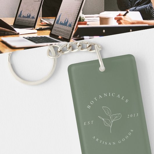 Zakelijke sleutelhangers minimalistisch schoon een