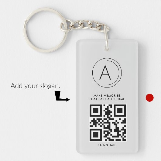 Zakelijke sleutelhangers minimalistisch zwart wit 