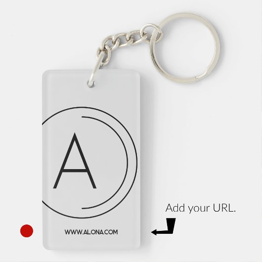 Zakelijke sleutelhangers minimalistisch zwart wit 