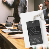 Zakelijke sleutelhangers minimalistische streep zw