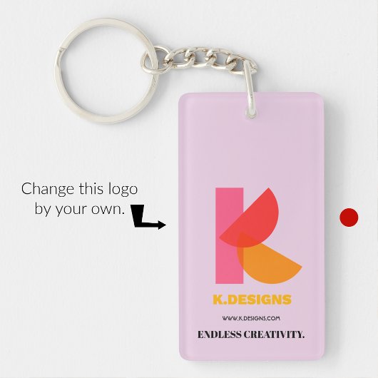 Zakelijke sleutelhangers minimalistische zwarte ac