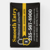 Zakelijke Slotenservice Spandoek (Verticaal)
