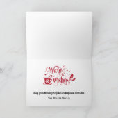 Zakelijke snoeprietkreeften voor klanten feestdagen kaart (Binnen)