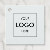 Zakelijke sociale media Logo Modern Bedankjes Labels (Voorkant)