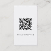 Zakelijke sociale media QR-code website Aangepaste Visitekaartje (Achterkant)