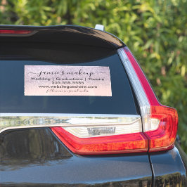 Zakelijke sociale media schoonheid roze nepschitte sticker