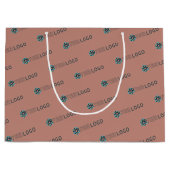 Zakelijke speciale acties/aangepaste Logo die brui Groot Cadeauzakje (Voorkant)