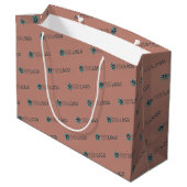 Zakelijke speciale acties/aangepaste Logo die brui Groot Cadeauzakje (Achterkant Gekanteld)