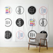 Zakelijke Step & Repeat Banner Wandkleed (In Situ (horizontaal))