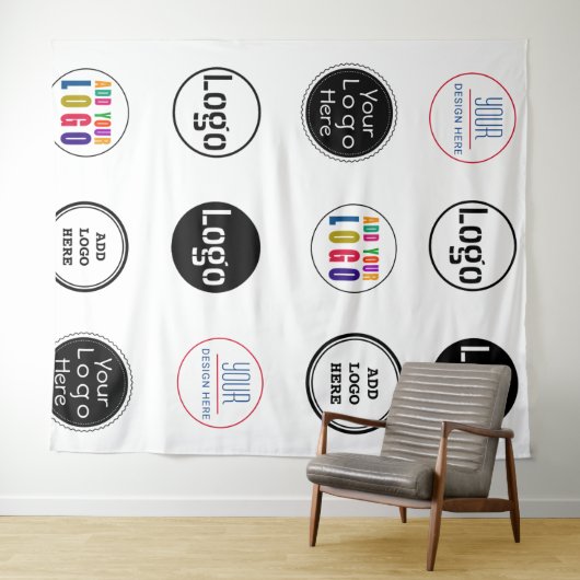 Zakelijke Step & Repeat Banner Wandkleed (In Situ (horizontaal))