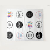 Zakelijke Step & Repeat Banner Wandkleed (Voorkant (horizontaal))