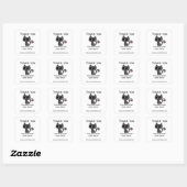 Zakelijke sticker - Halloween bedankt (Vel)