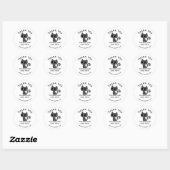Zakelijke sticker - Halloween bedankt (Vel)