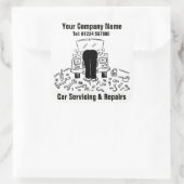 Zakelijke stickers voor autoonderhoud en reparatie (Tas)