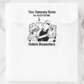 Zakelijke stickers voor het ontmantelen van voertu (Tas)