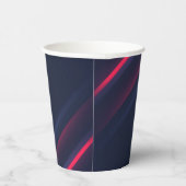 Zakelijke stijlvolle verlopen Modern Professional Papieren Bekers (Rechts)