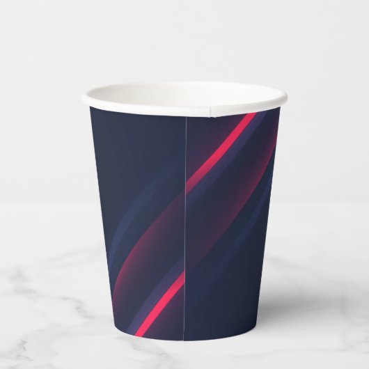 Zakelijke stijlvolle verlopen Modern Professional Papieren Bekers (Rechts)