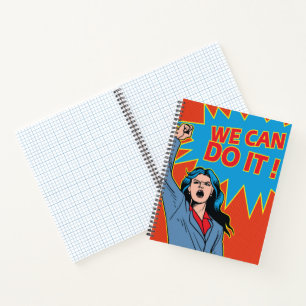 Zakelijke superwoman  notitieboek