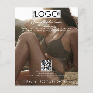Zakelijke Tanning Salon Spray Tan Beauty Foto Flyer