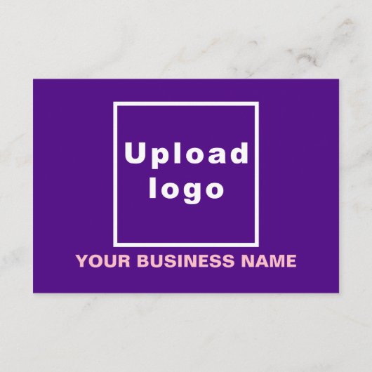 Zakelijke Thanksgiving Kleine Paarse Platte Groet Kaart (Achterkant)