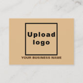 Zakelijke Thanksgiving Lichtbruin Korting Kaart (Achterkant)