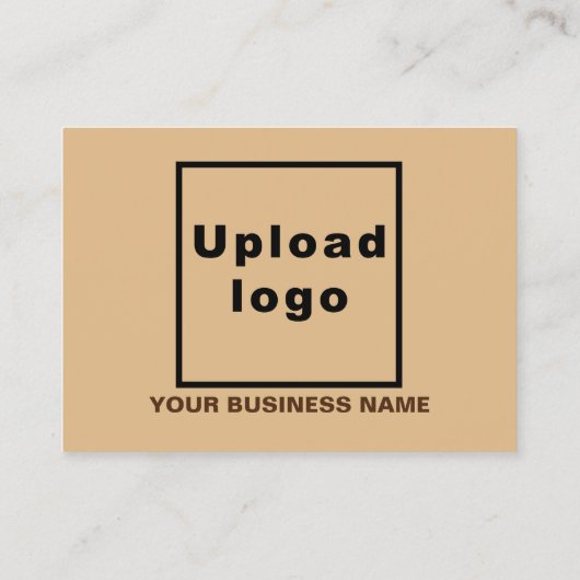 Zakelijke Thanksgiving Lichtbruin Korting Kaart (Achterkant)