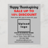 Zakelijke Thanksgiving te koop op Grey Flyer (Voorkant)