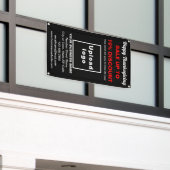 Zakelijke Thanksgiving Verkoop op Black Banner (Buitenkant Gebouw)