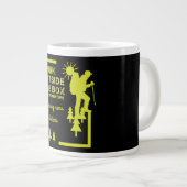 Zakelijke training en training van het bedrijf grote koffiekop (Voorkant rechts)