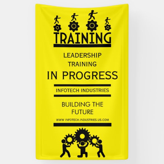 Zakelijke Trainings Evenementen Spandoek (Verticaal)