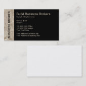Zakelijke tussenpersonen Visitekaartjes (Voorkant / Achterkant)