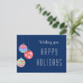 Zakelijke vakantie Groeten Bedankt Briefkaart (Staand voorkant)