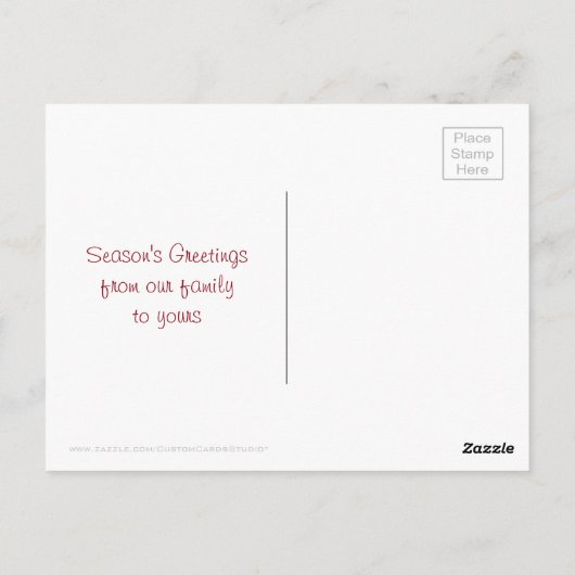 Zakelijke vakantie Groeten Bedankt Briefkaart (Achterkant)