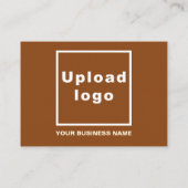 Zakelijke Valentijn Groet op bruin Informatiekaartje (Achterkant)