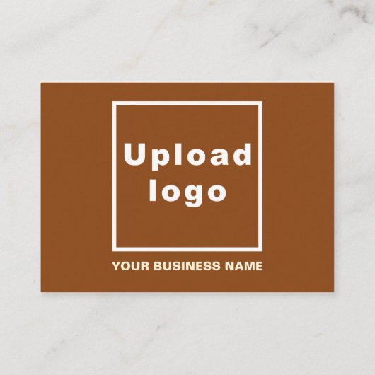 Zakelijke Valentijn Groet op bruin Informatiekaartje (Achterkant)