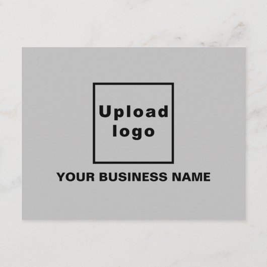 Zakelijke Valentijn Kleine Grijze Platte Vakantie  Feestdagenkaart (Achterkant)