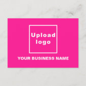 Zakelijke Valentijn Kleine Roze Platte Kaart (Achterkant)