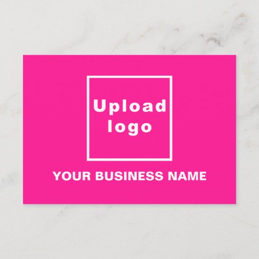 Zakelijke Valentijn Kleine Roze Platte Kaart (Achterkant)