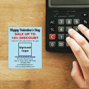 Zakelijke Valentijn te koop op Light Blue Flyer