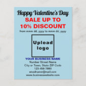 Zakelijke Valentijn te koop op Light Blue Flyer (Voorkant)