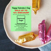 Zakelijke Valentijn Verkoop op Light Green Flyer