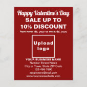 Zakelijke Valentijn Verkoop op Red Flyer (Voorkant)