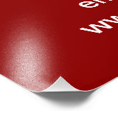 Zakelijke Valentijn Verkoop op rood fotopapier Foto Afdruk (Hoek)