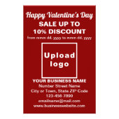 Zakelijke Valentijn Verkoop op rood fotopapier Foto Afdruk (Voorkant)