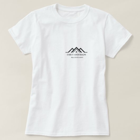 Zakelijke vastgoedmakelaar onderneming t-shirt (Design voorkant)