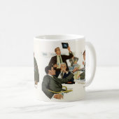 Zakelijke vergadering van luchtvaartmaatschappij e koffiemok (Voorkant rechts)